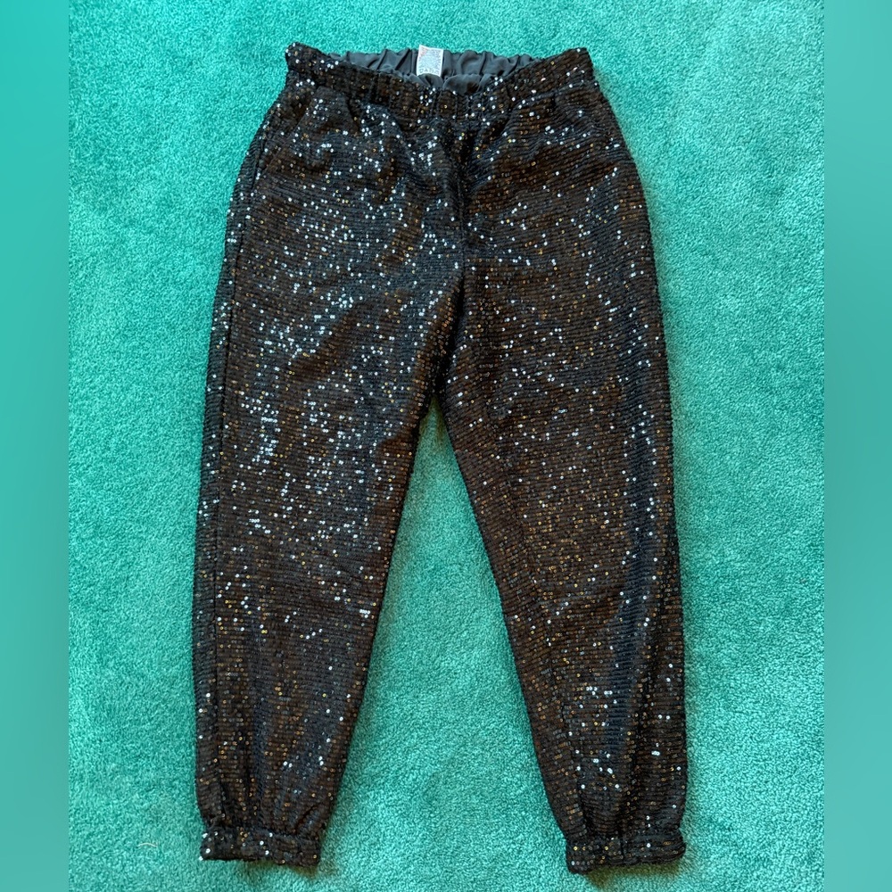 ⭐️Serra Sparkly Black Joggers (Aldi)